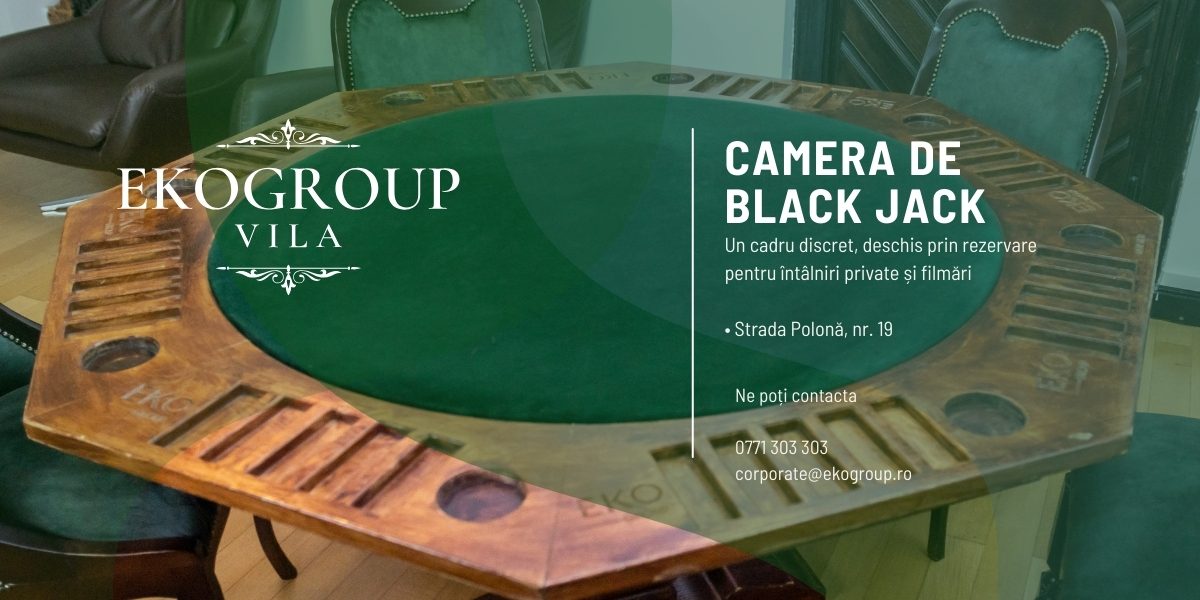 Camera de Black Jack: Salonul diplomatic exclusivist pentru experiențe private și producții premium